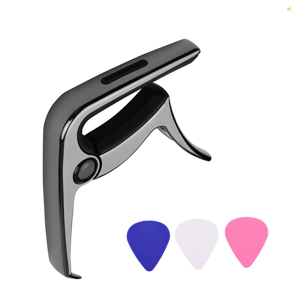 Bộ 3 Kẹp Capo Bằng Hợp Kim Kẽm TC-02 Cho Đàn Guitar Điện Acoustic