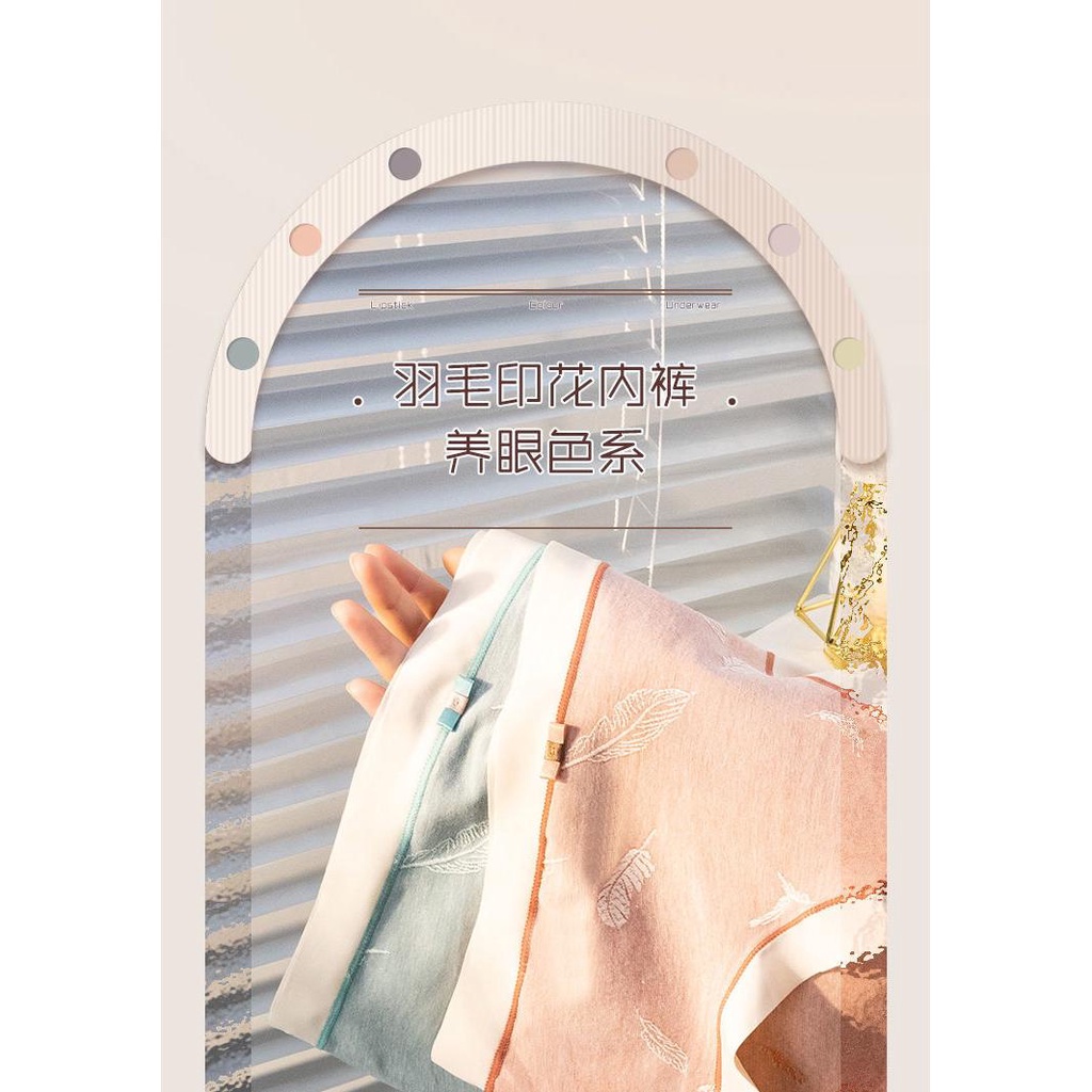 Set 3 Đôi Quần Lót Cotton Nguyên Chất Kháng Khuẩn Cho Nữ Sinh