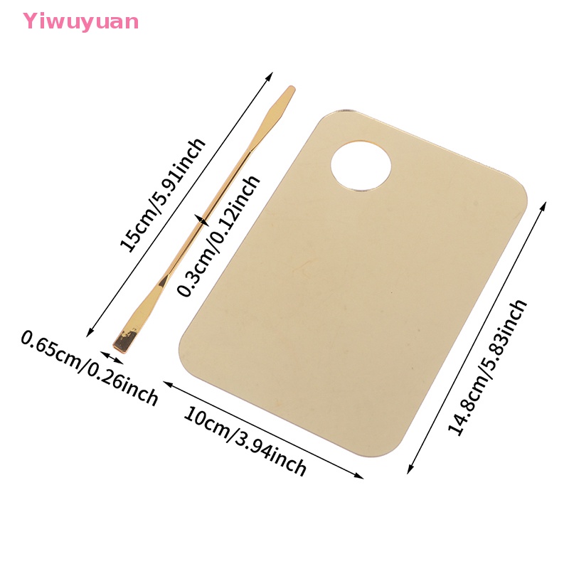 Bảng Trộn Màu Đánh Bóng Móng Tay Bằng Thép Không Gỉ Mới