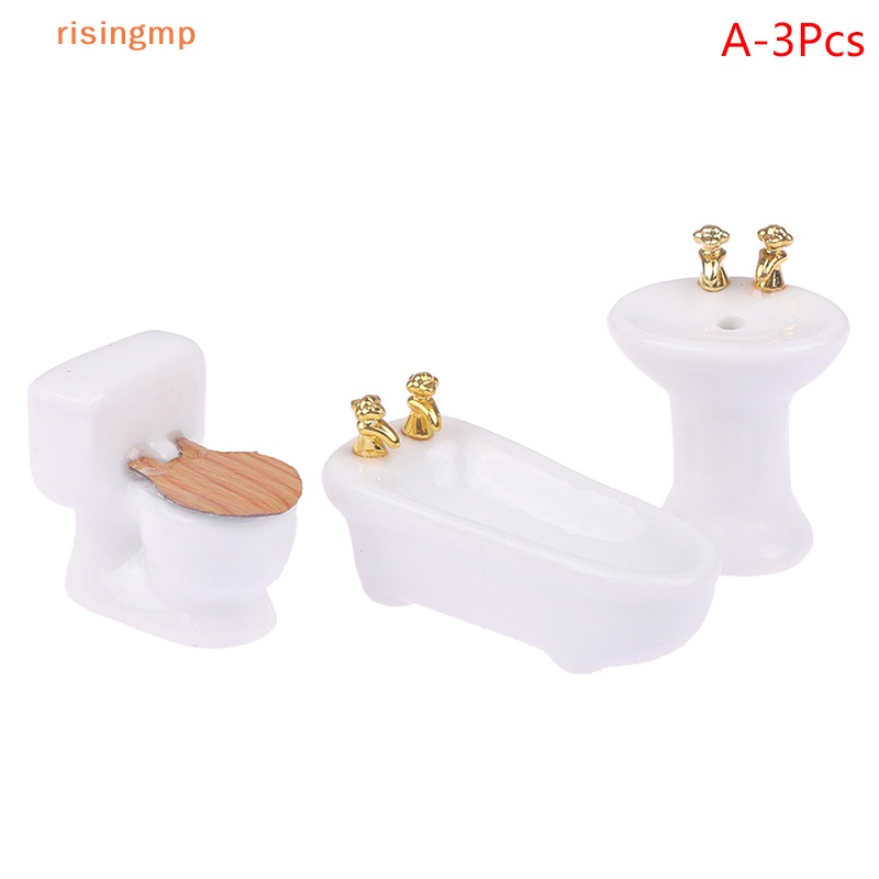 1 Bộ Bồn Tắm 1: 12 Dùng Trang Trí Nhà Búp Bê