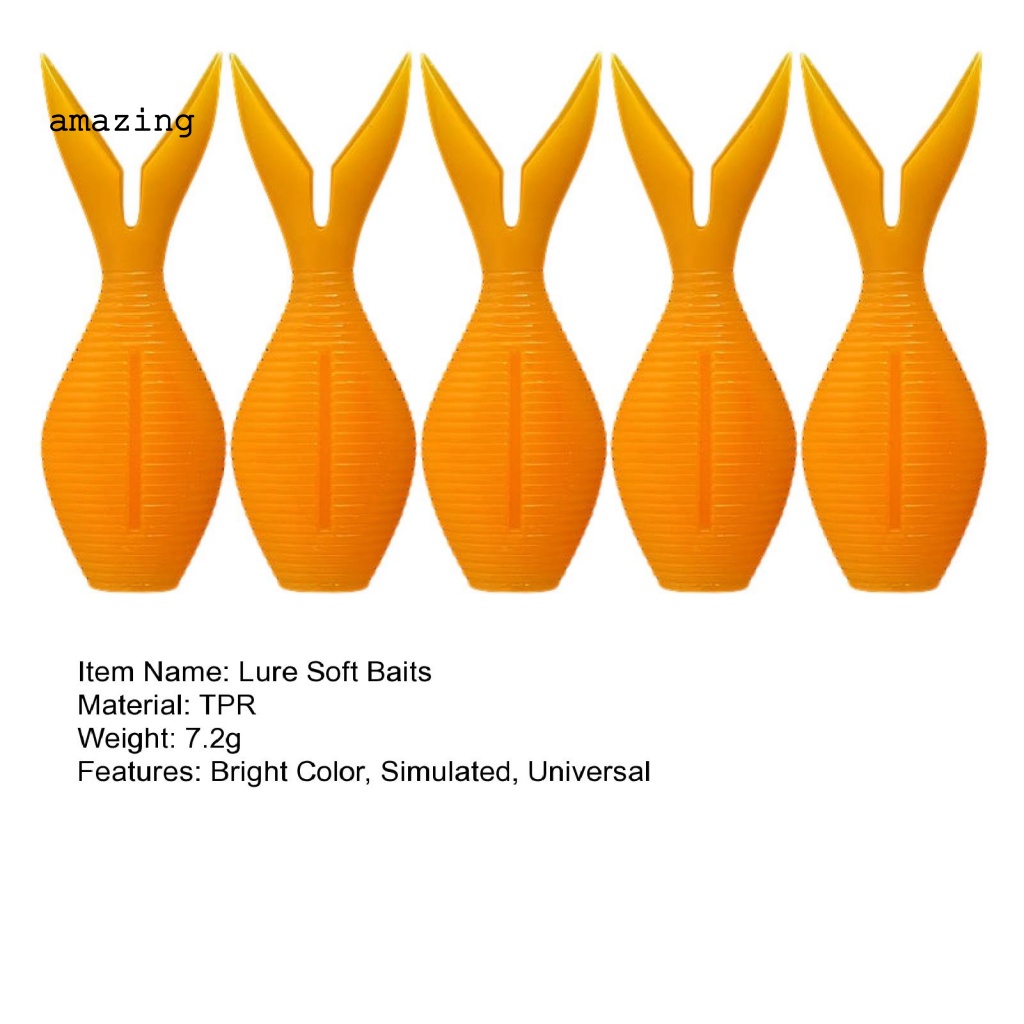 Set 5 Mồi Giả Nhử Cá 8cm / 7.2g Có Thể Tái Sử Dụng