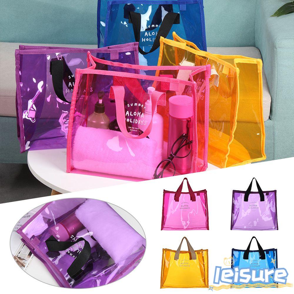 Túi Xách Đeo Vai Bằng Nhựa Dẻo Chống Nước Thời Trang Mùa Hè Mới