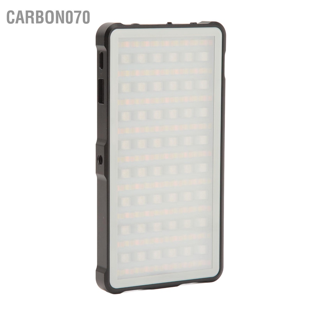 Carbon070 Bảng điều khiển ánh sáng máy ảnh RGB có thể sạc lại đầy đủ màu sắc di động cho Hội nghị truyền hình chụp vlog