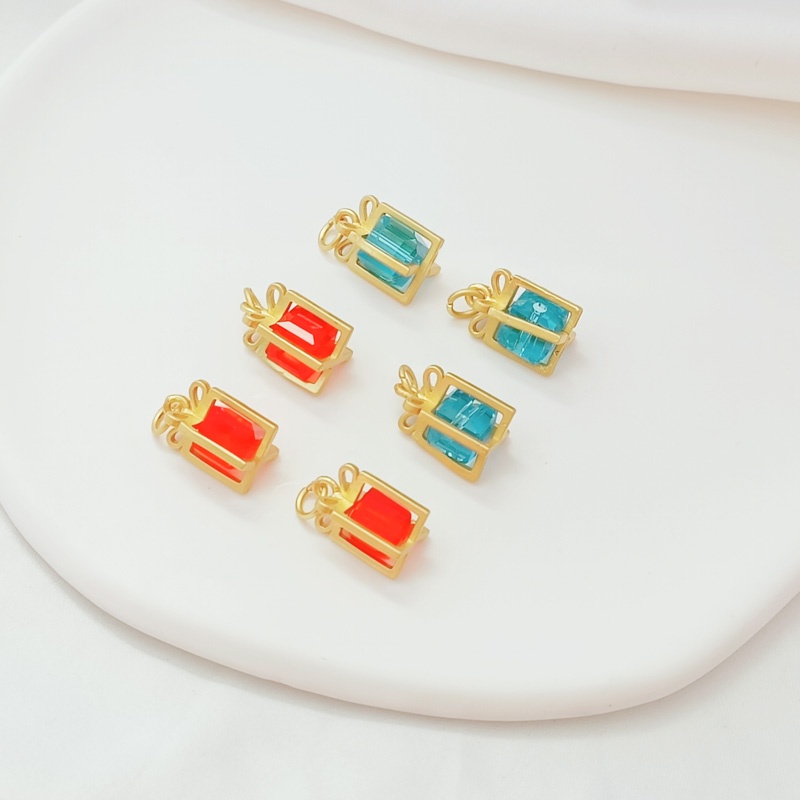 Mặt Dây Chuyền Bằng Đồng Mạ Vàng Đính Đá Phong Cách Cổ Điển Thời Trang DIY