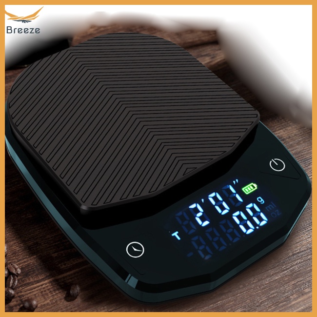 Cân Điện Tử Pha Cà Phê Espresso 3 Chế Độ Chính Xác Cao Kèm Đồng Hồ Hẹn Giờ