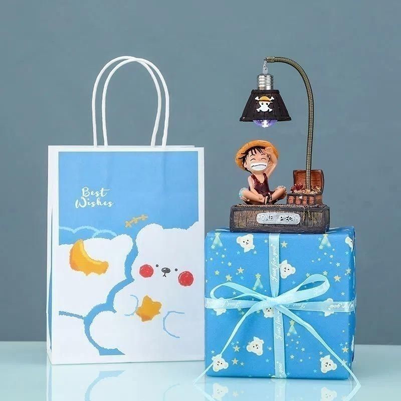 Đèn Ngủ Hình Vua Hải Tặc Lufei Dùng Làm Quà Tặng Sinh Nhật Cho Bé Trai / Bé Gái