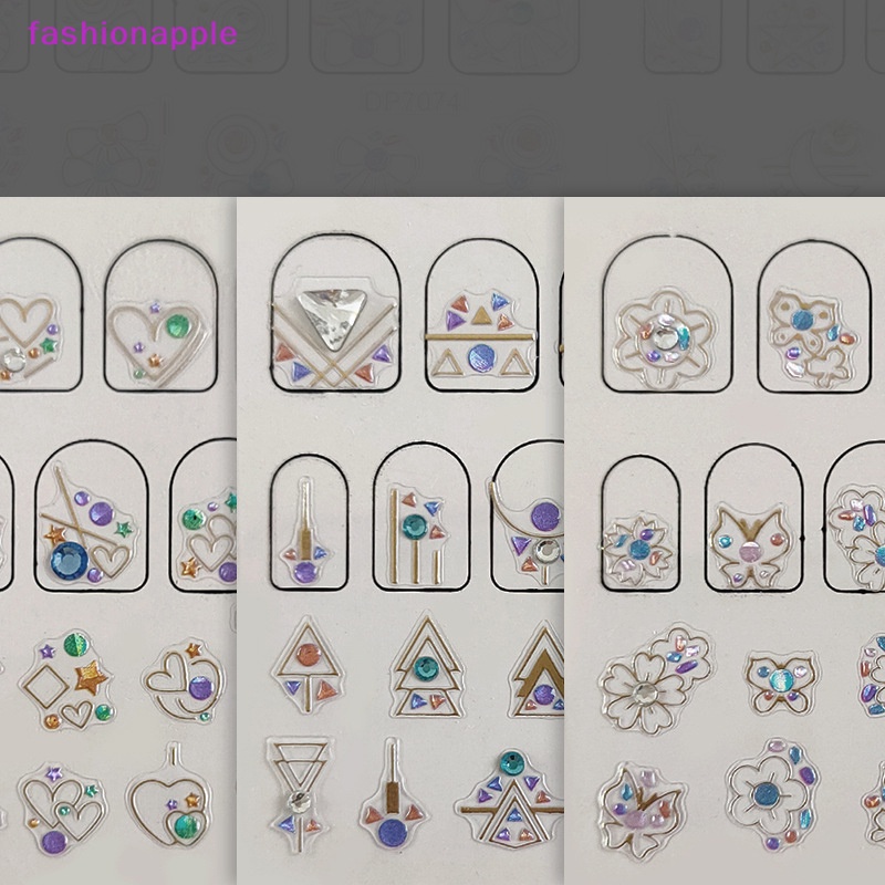 Hộp Hạt Đá 3D Đính Móng Tay Trang Trí Nghệ Thuật