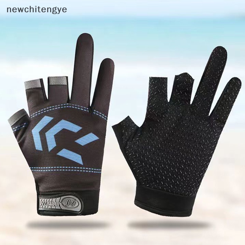 Găng Tay Hở Ngón Chống Trượt Thoáng Khí Cho Nam
