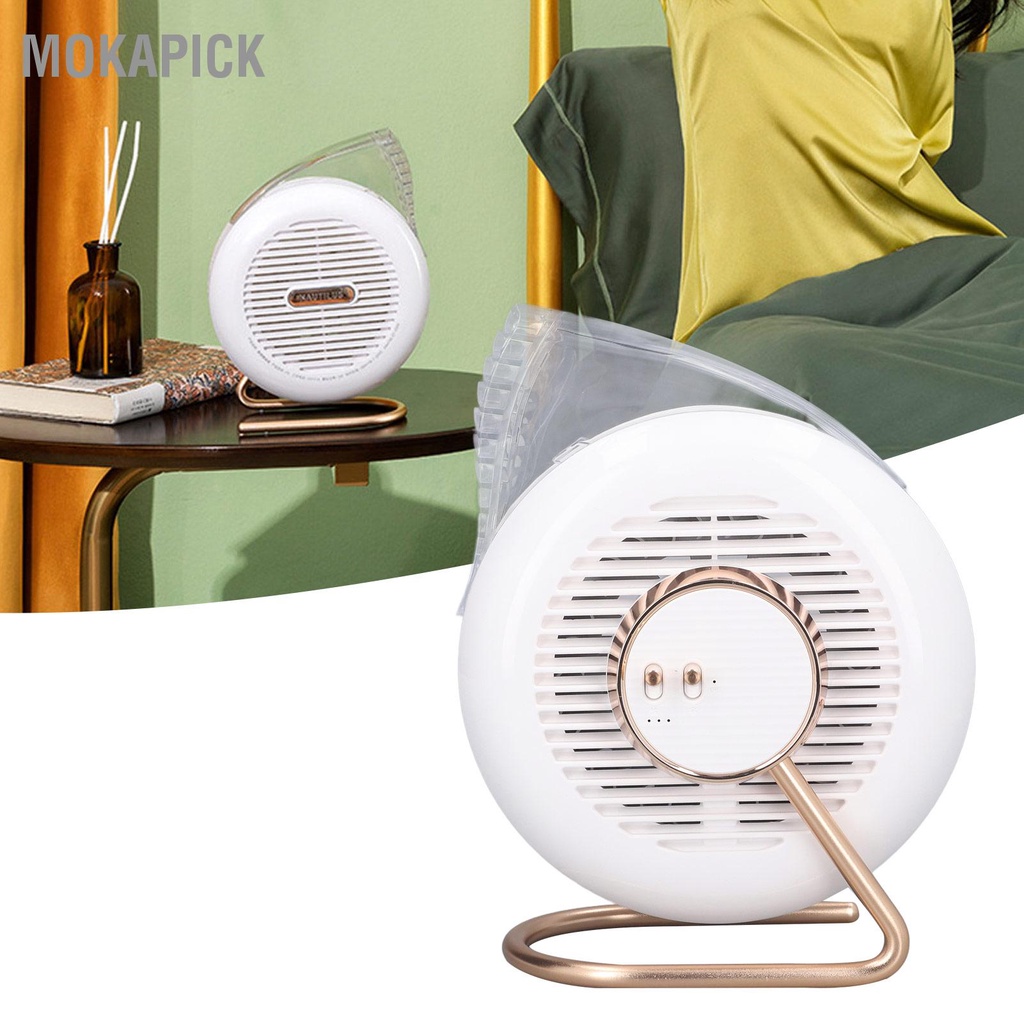 Mokapick Quạt USB Để Bàn Kích Thước Mini Êm Làm Mát Nhanh Tăng Tốc Luồng Gió Thiết Kế Thời Trang Nhỏ Cho Phòng Ngủ Văn Ký Túc Xá
