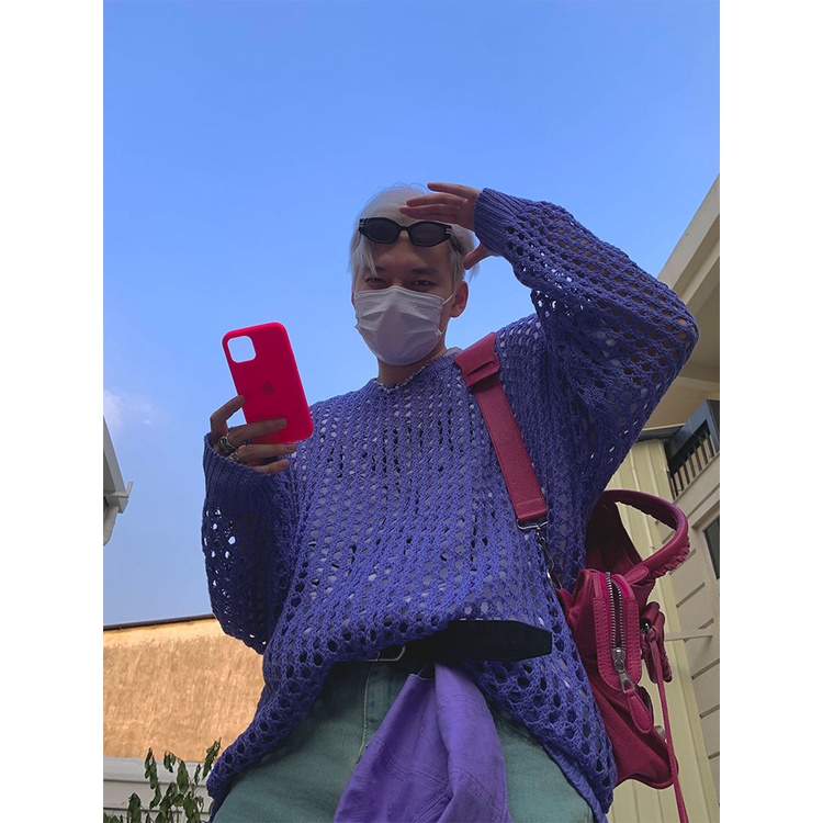 Áo Sweater Cổ Tròn Tay Dài Dáng Rộng Thời Trang Mùa Hè Cho Nam Giới