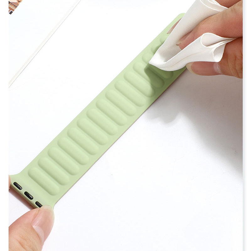 Dây Đeo Silicon Từ Tính Chống Nước Cho Đồng Hồ Thông Minh Apple watch Series 8 7 SE 6 5 4 3 Ultra iwatch 40mm 44mm 41mm 45mm 49mm