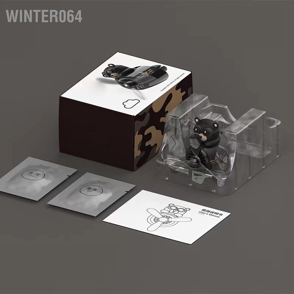 Winter064 Lỗ Thông Khí Ô Tô Lọc Hoạt Hình Phi Công Dễ Thương Cánh Quạt Xoay Xông Phòng Vật Trang Trí Cho