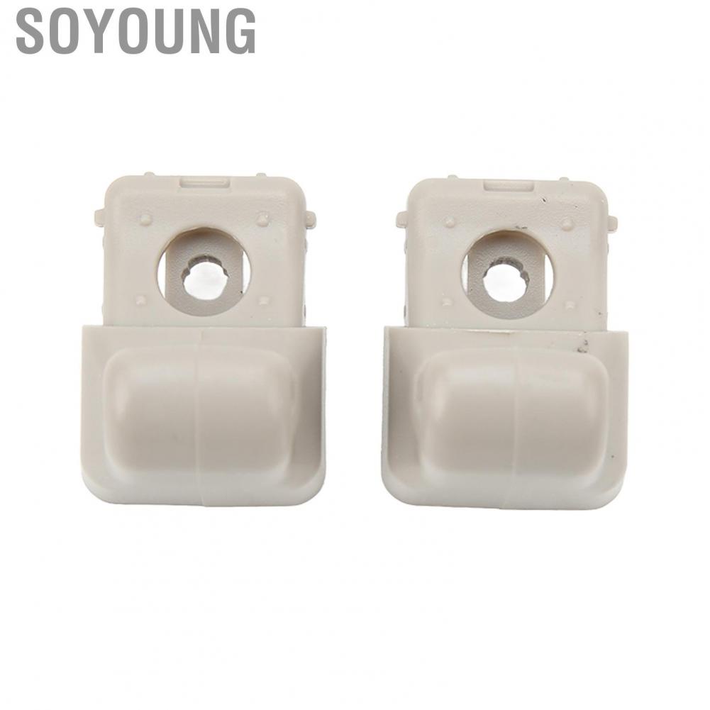 Soyoung Sun Visor  Left Right ABS 1130993‑00‑A Hook 2Pcs Standard Design for Maintenance