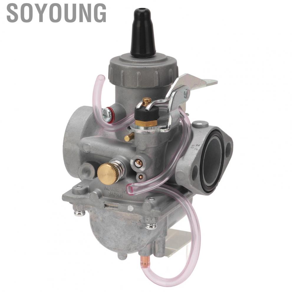 Soyoung Motorcycle Carb  24.5mm Outlet ID Motorcycle Carburetor 40mm Inlet ID  for Motorbike