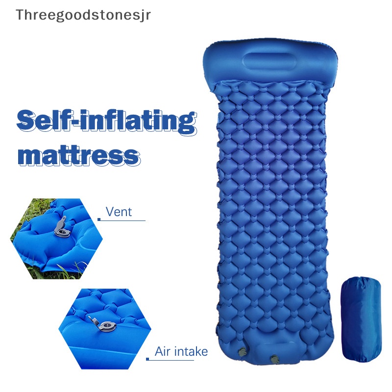 Nệm Bơm Hơi Tích Hợp Bơm Hơi Siêu Nhẹ Có Gối Tựa Đầu Cho Hoạt Động Ngoài Trời JR