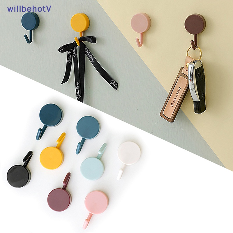 [WillbehotV] 10 Móc Treo Đồ Dán Tường Tự Dính Không Cần Khoan Lỗ Chắc Chắn [Mới]