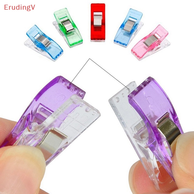 Bộ 20 Kẹp Nhựa Nhiều Màu Dùng Trong May Vá DIY