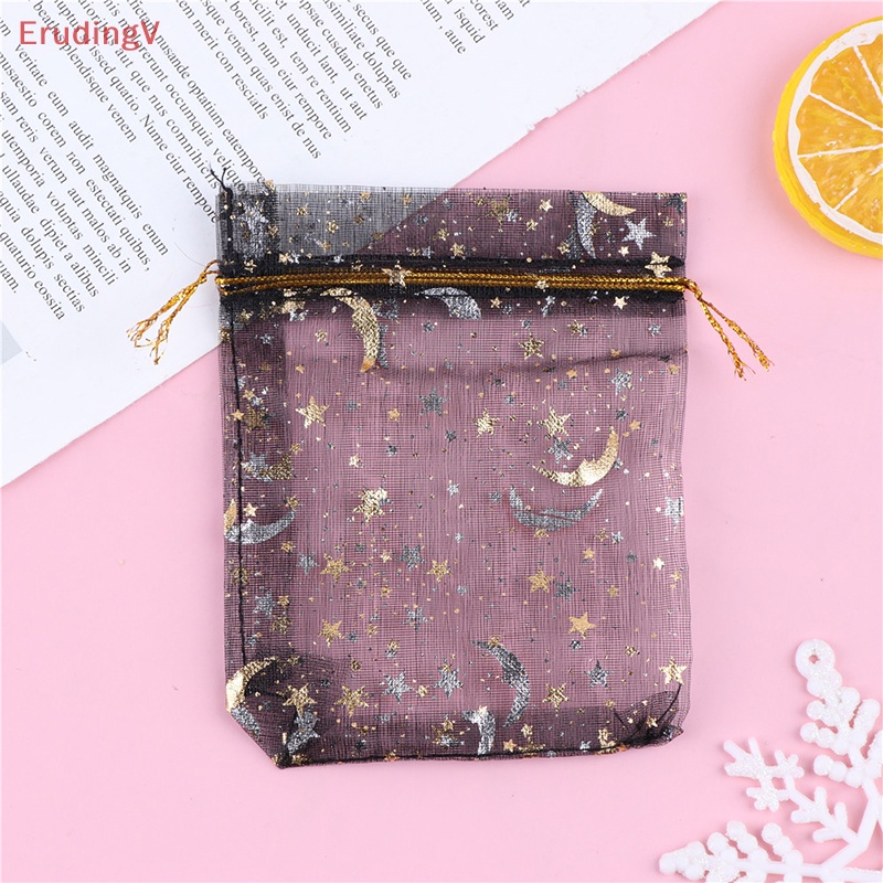 Bộ 50 Túi Đựng Kẹo Trang Trí Mặt Trăng Ramadan EID Mubarak