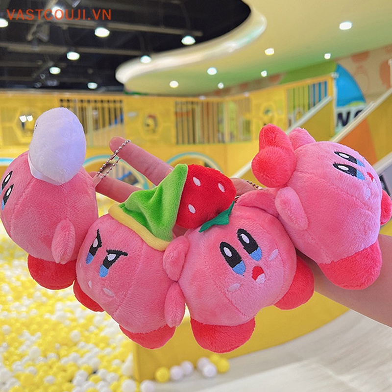 1 Móc Khóa Hình Đồ chơi nhồi bông Kirbi Dễ Thương