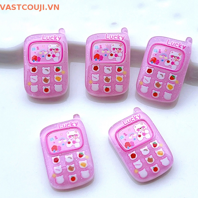 Set 10 Mô Hình Điện Thoại Mini Trang Trí Nhà Búp Bê