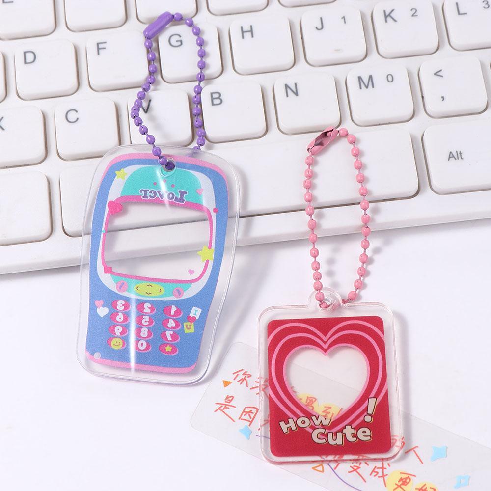 Album Đựng Ảnh 1 inch Mini Trong Suốt Kèm Móc Khóa REBUY1