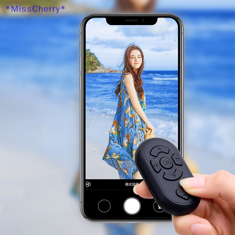 Nút Điều Khiển Chụp Ảnh Tự Sướng Bluetooth Thông Dụng Cho Điện Thoại Di Động Mới