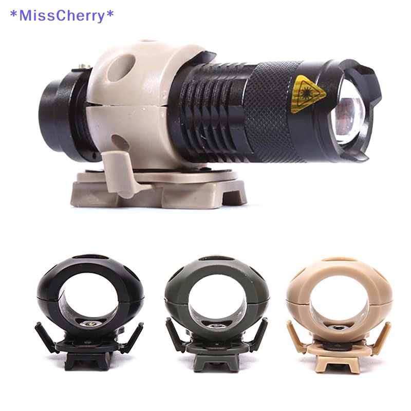 Giá Đỡ Đèn Pin Gắn Mũ Bảo Hiểm Xe Đạp Tiện Dụng Mới