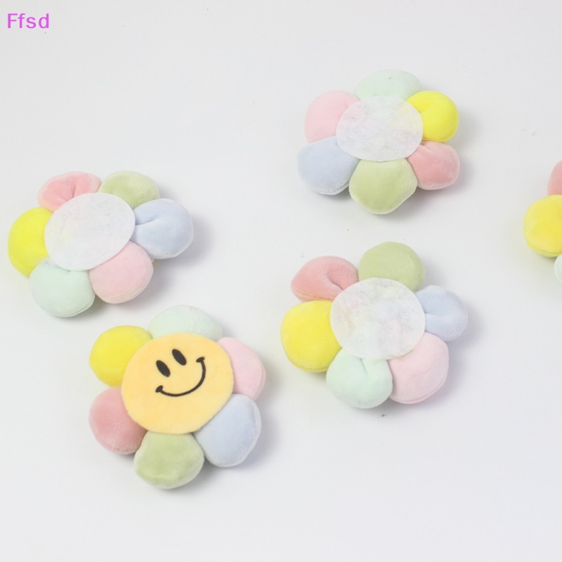 {Ffsd} Bán Chạy 1 Cái Móc Khóa Xe Hơi / Túi Xách Hình Hoa Hướng Dương Nhồi Bông