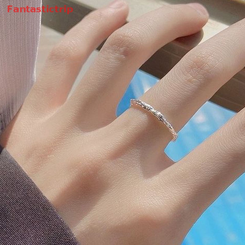 [Fantastictrip] Nhẫn Hở Điều Chỉnh Được Phong Cách Niche Cá Tính Đơn Giản Thời Trang Cho Nữ