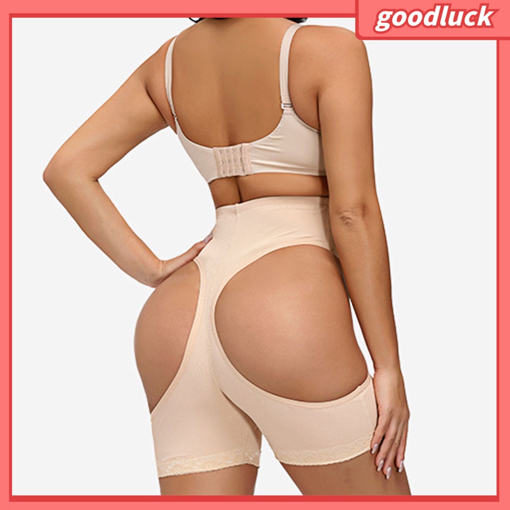 Quần Short Lưng Cao Định Hình Nâng Mông Cài Một Hàng Khuy Co Giãn Thời Trang Dự Tiệc