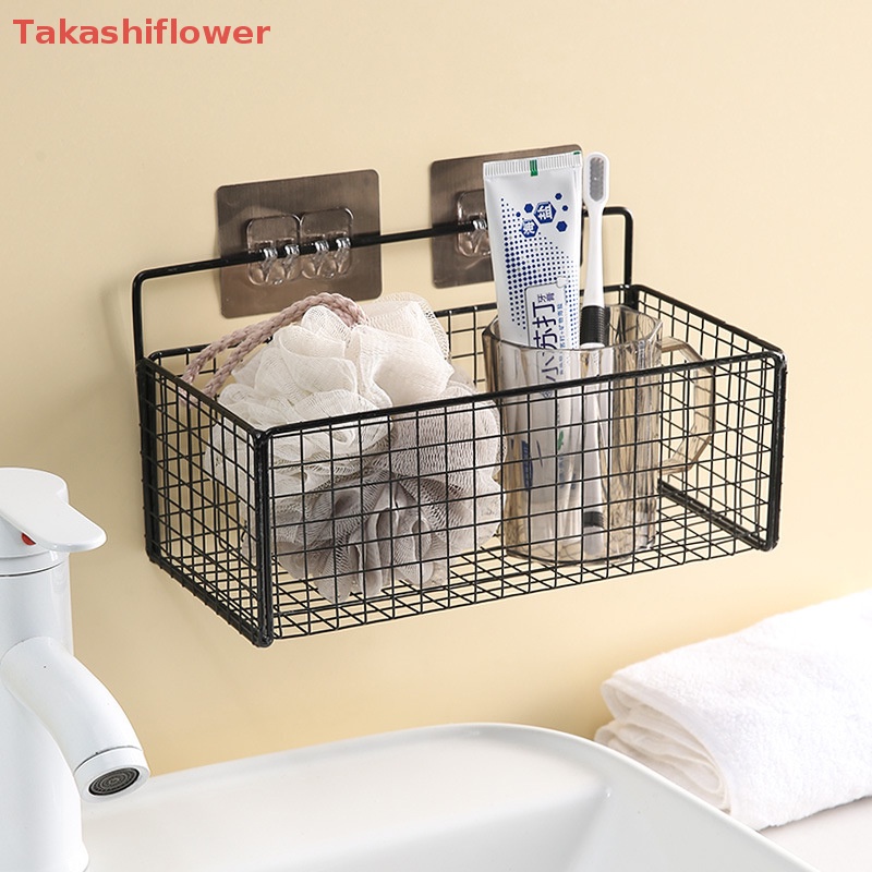 Giá Đỡ Xà Phòng Gắn Tường Màu Đen Tiện Dụng Cho Phòng Tắm / Nhà Bếp