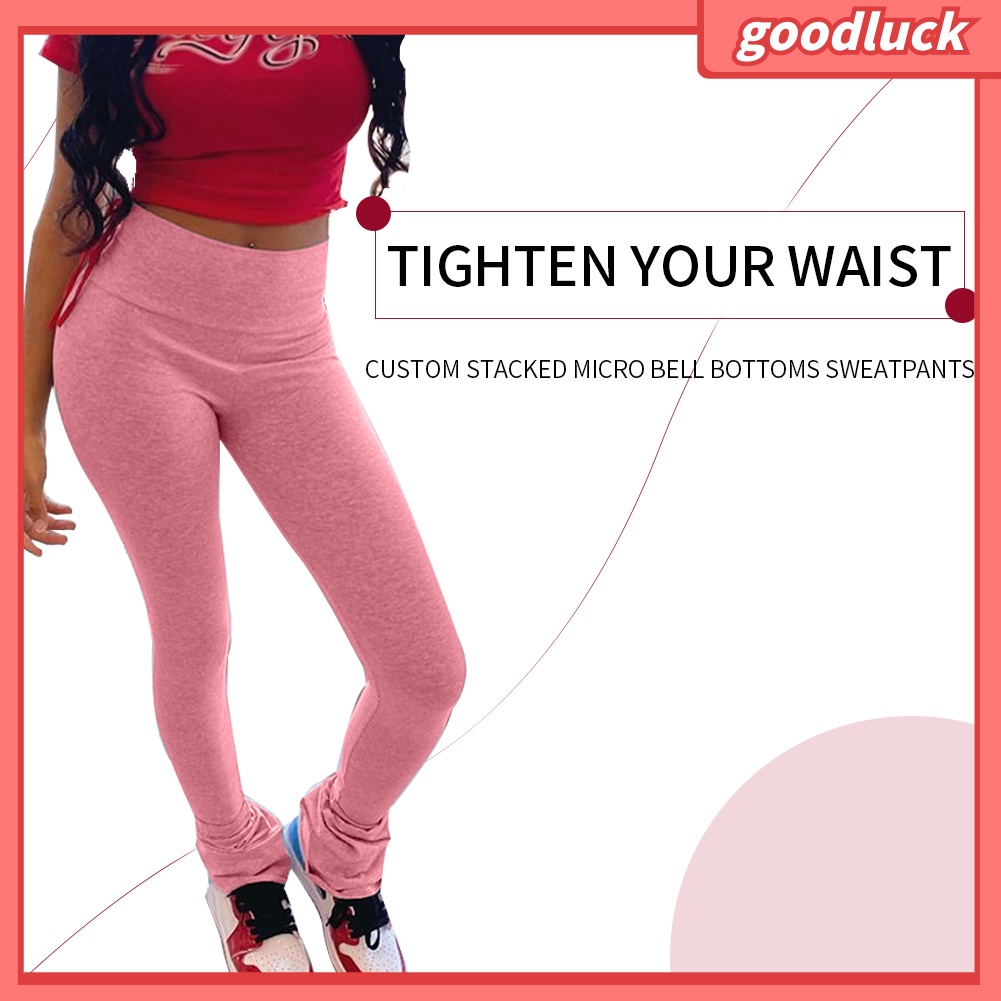 [ULK] Quần Legging Thể Thao Dáng Ôm Lưng Cao Xếp Chồng Lên Nhau Cho Nữ