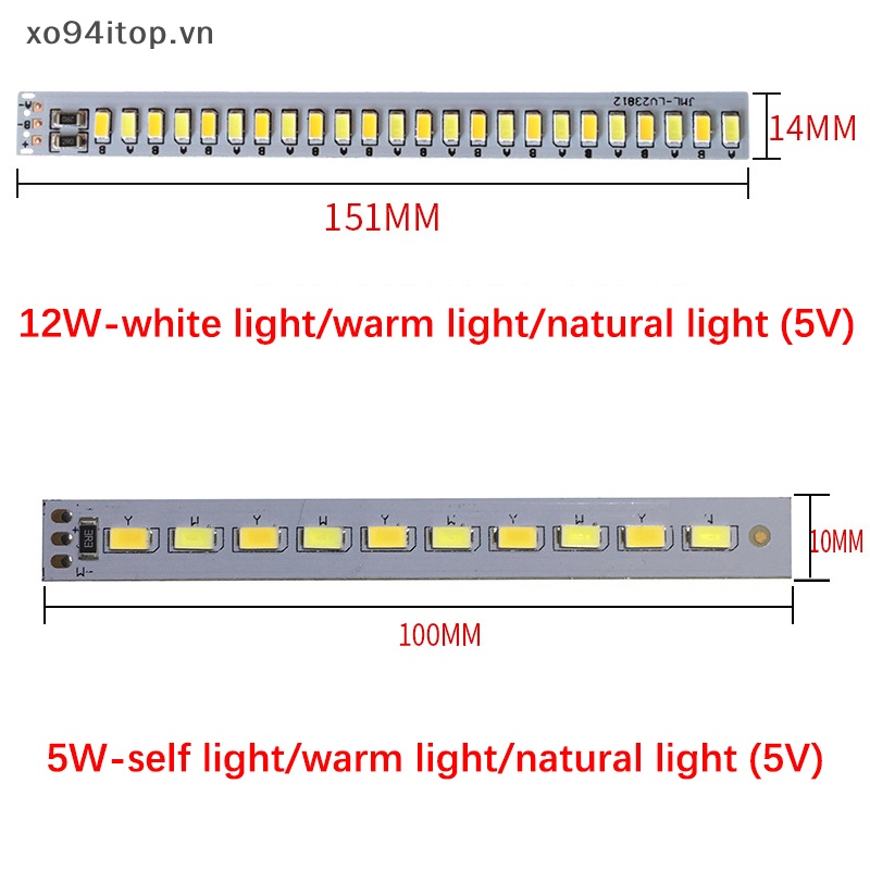 Chip Đèn LED SMD DC5V 5730 5 / 6 / 10 / 12 / 14 / 30W Chuyên Dụng