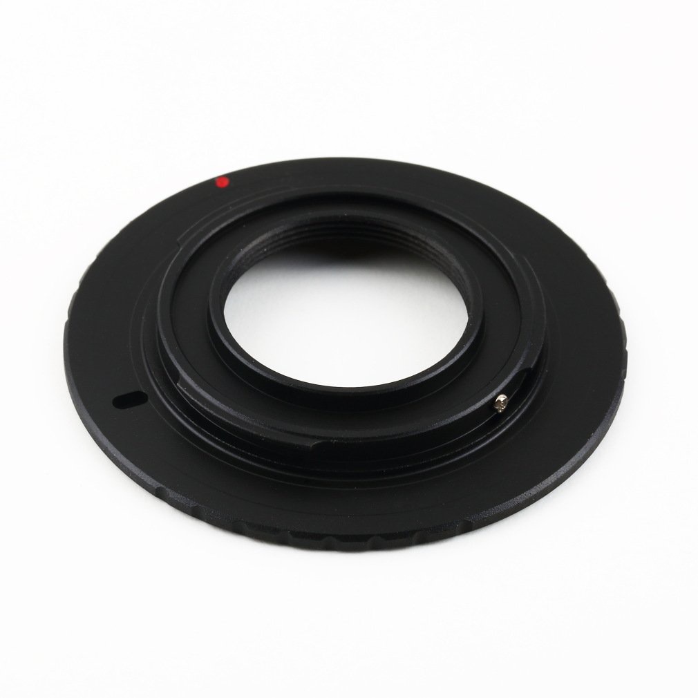 Adapter Camera Lens Black Anodized Aluminum Metal Convert Ring Micro 4/3 M4/3 Mount For Olympus Pm1 C [Q/2]