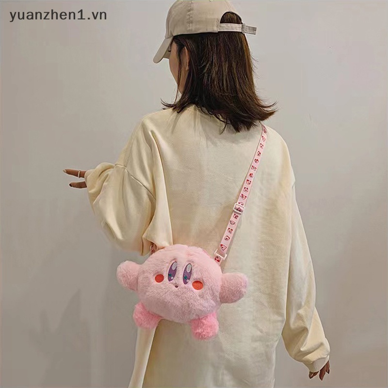 Túi Đeo Chéo Hình Ngôi Sao Kirby Nhồi Bông Dễ Thương