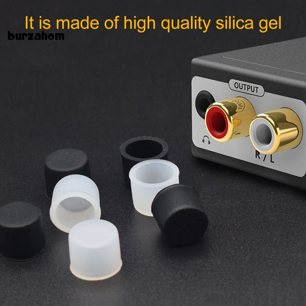 Set 10 Nắp Đậy Ổ Cắm Chống Bụi Cho Loa TV RCA