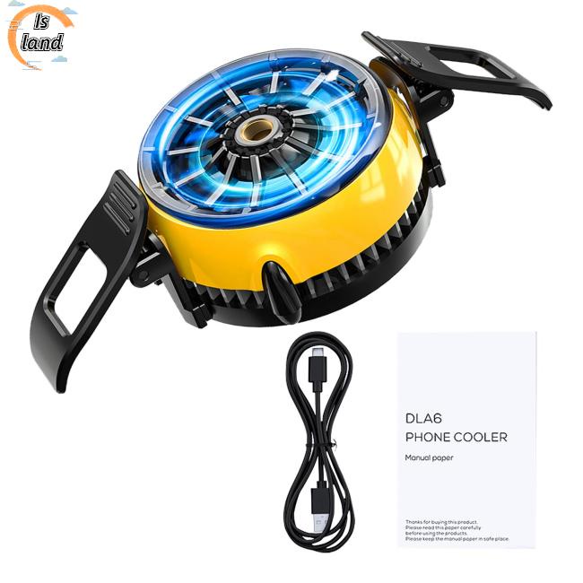 [IS] Quạt Tản Nhiệt Bán Dẫn Làm Mát Điện Thoại Có Lỗ Cắm Cho Chơi Game Phát Sóng Trực Tiếp