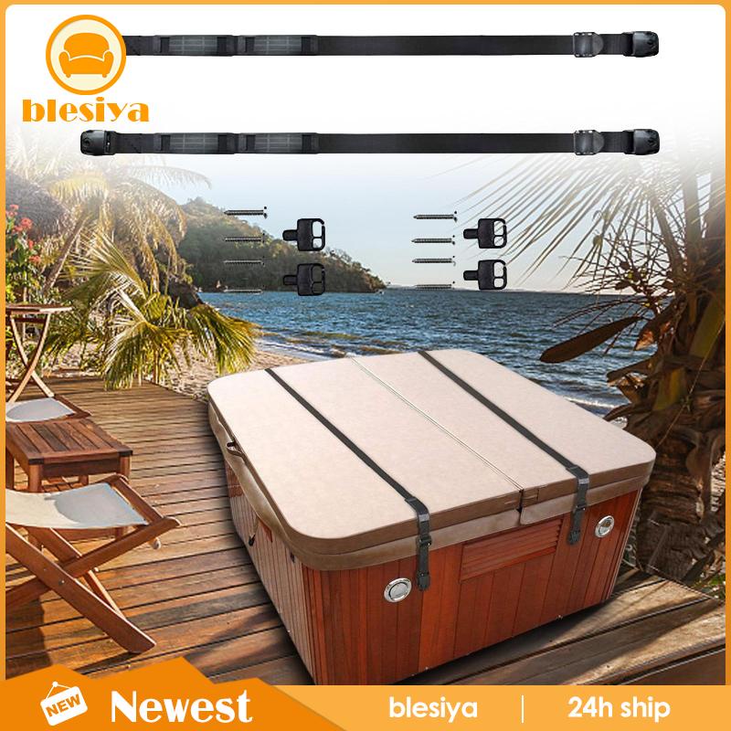 [Blesiya] Set 2 Vỏ Bọc Bồn Tắm Nóng Có Dây Đeo Nhỏ Gọn Chịu Được Sức Nặng