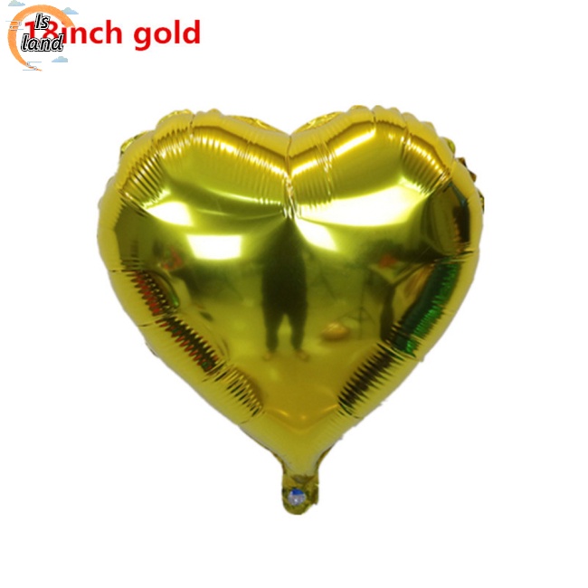 Bong Bóng Màng Nhôm Hình Trái Tim 18 inch Dùng Trang Trí Tiệc Cưới / Sinh Nhật