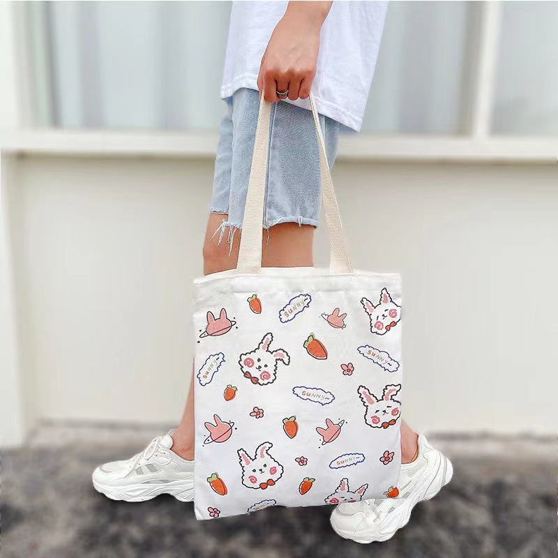 Túi Tote Nhiều Họa Tiết Xinh Xắn Nữ Tính Hợp Thời Trang Phụ Kiện Đi Học, Đi Chơi Cho Nữ - Sally Shop