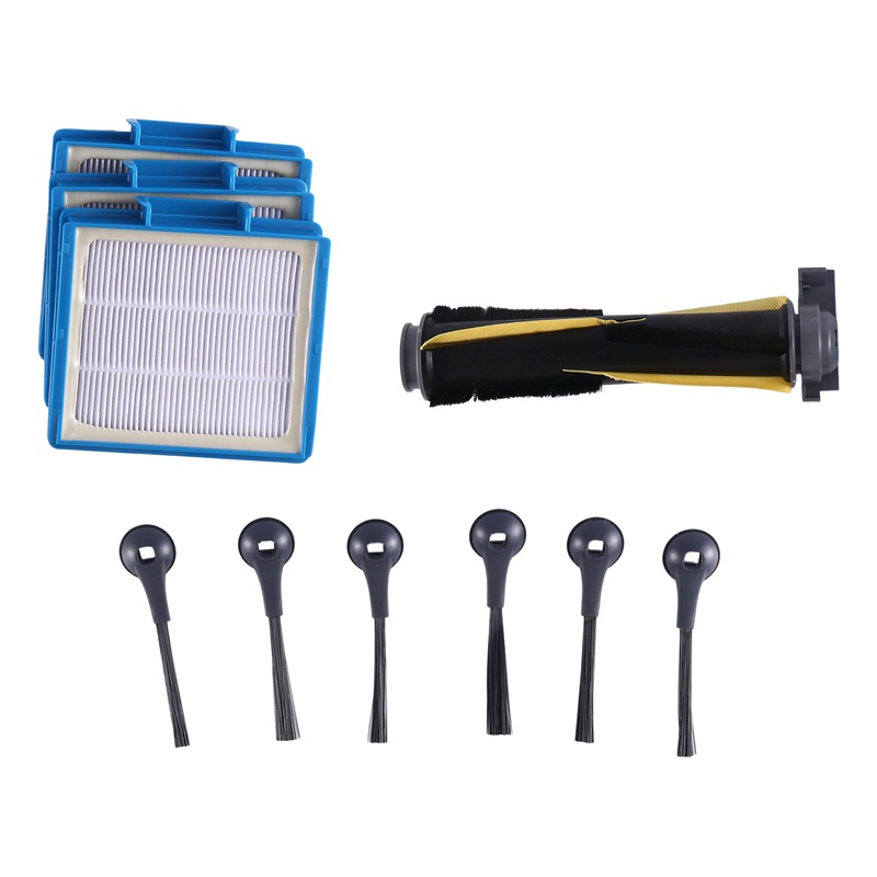 Bộ phận thay thế cho Robot hút chân không tự làm Shark IQ , Chổi bên cạnh , Bộ lọc Bàn chải chính cho Máy hút bụi Robot RV1000SEU