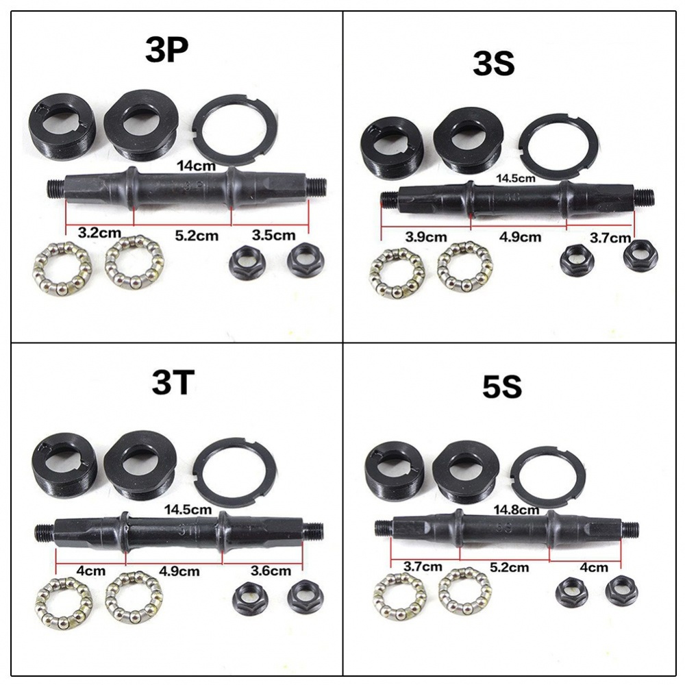 Bộ Trục Dưới Xe Đạp Bằng Thép 68mm BB Vỏ Sò Nhiều Kích Thước 250g Mới Nhất