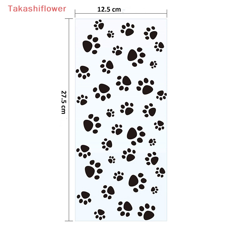 Set 100 Túi Nhựa Bóng Kính In Họa Tiết Chân Thú Cưng Giữ Nhiệt Đựng Bánh Kẹo Tiện Dụng