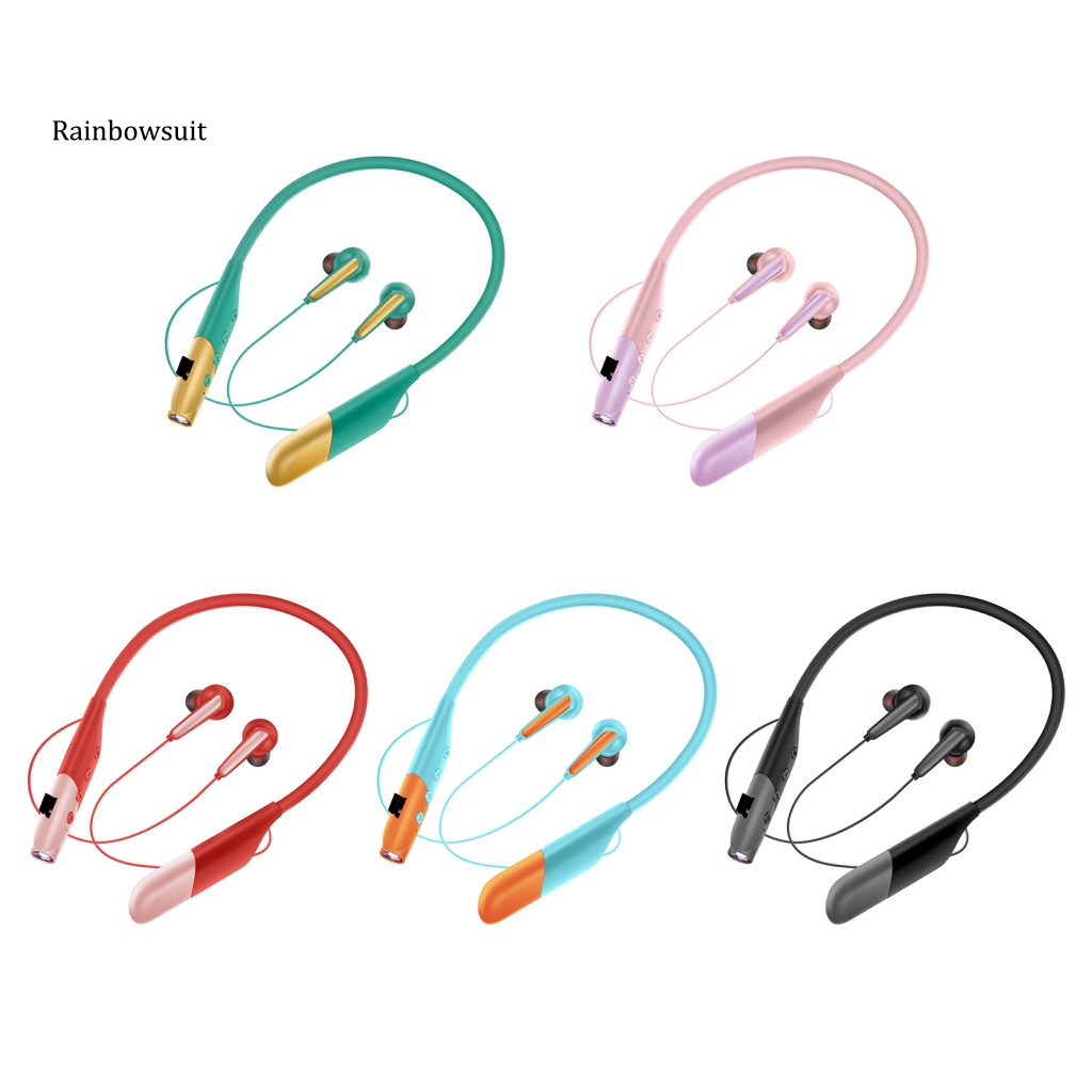 Tai Nghe Đeo Cổ AKZ-R11 Bluetooth Không Dây Phát Sáng Hỗ Trợ Thẻ Nhớ