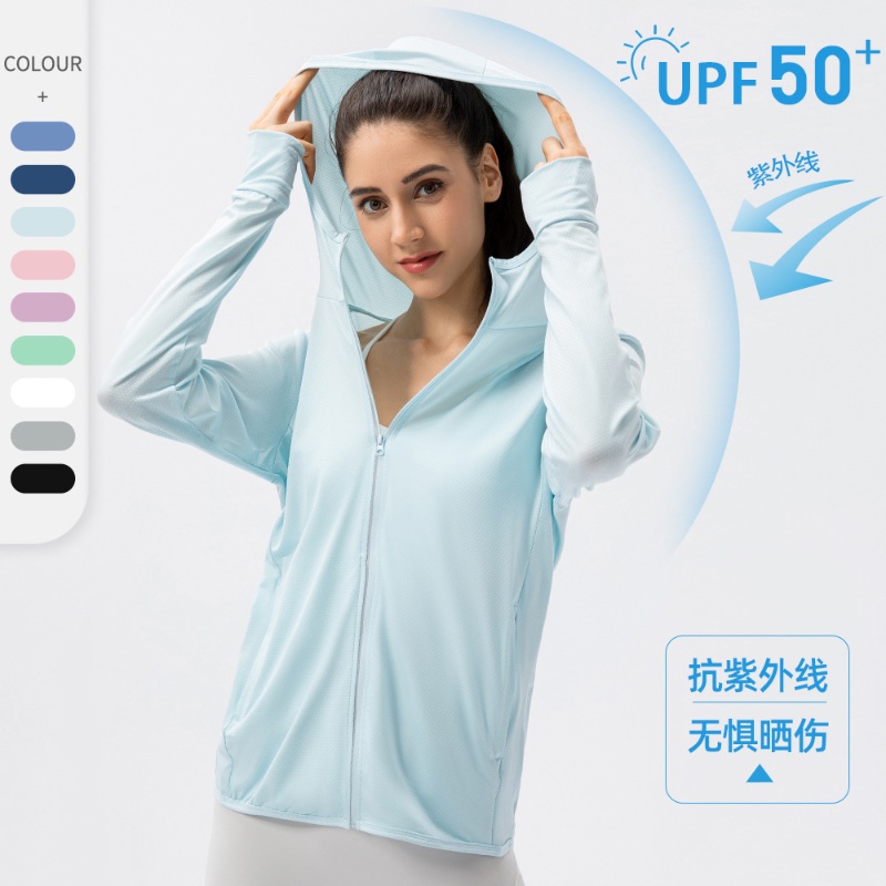 Áo Khoác Chống Nắng UV UPF50 + Dài Tay FTL90Y Phong Cách Thể Thao Cho Nữ