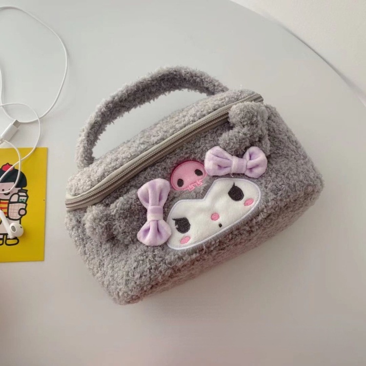 SANRIO Túi Đựng Bút Chì / Mỹ Phẩm Hình Melody Nhồi Bông Dễ Thương Cho Học Sinh Ốp