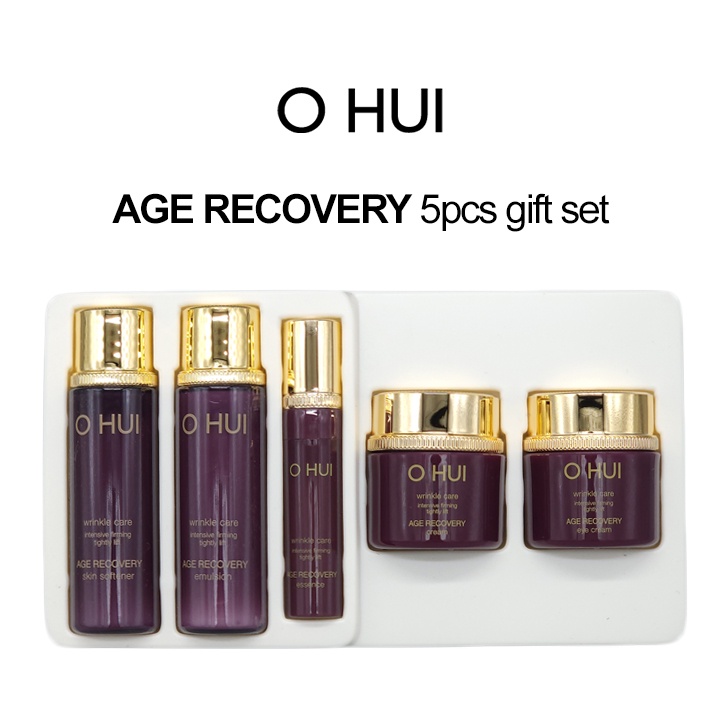 O HUI AGE RECOVERY 5pcs gift set / skin softener / emulsion / essence / cream / eye cream