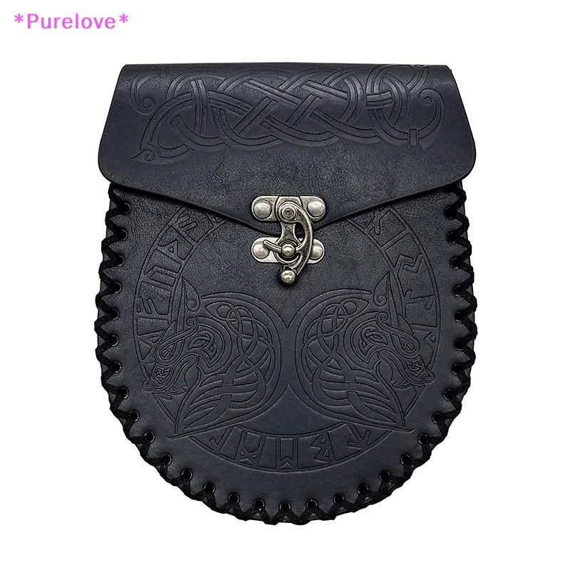 Túi Da Đeo Hông Đựng Tiền Phong Cách Thời Trung Cổ Mới