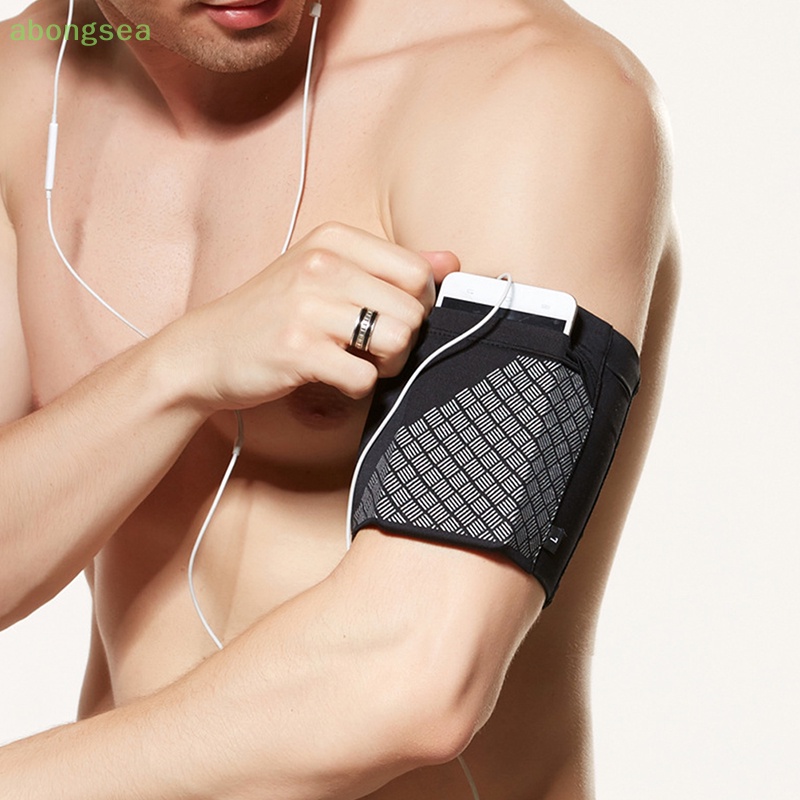 Abongsea Túi Đựng Điện Thoại Co Giãn Đeo Cánh Tay Tiện Dụng Cho Nam Và Nữ