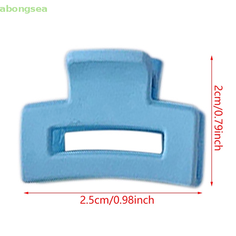 Set 10 Kẹp Tóc Càng Cua Mini Bằng Nhựa Thời Trang Cho Bé Gái